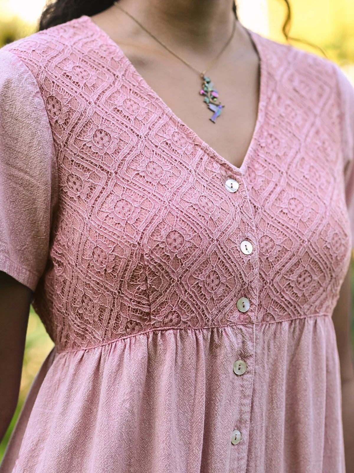 April Cornell Meg Sunwashed Jumpsuit - Soft Rose