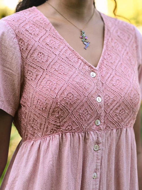 April Cornell Meg Sunwashed Jumpsuit - Soft Rose