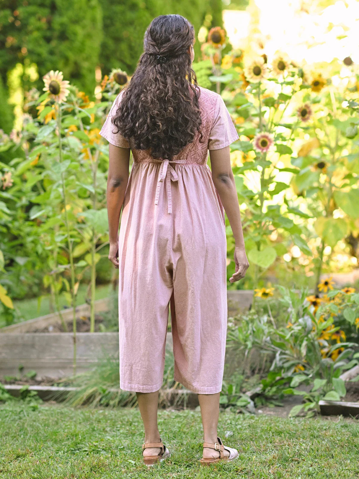 April Cornell Meg Sunwashed Jumpsuit - Soft Rose