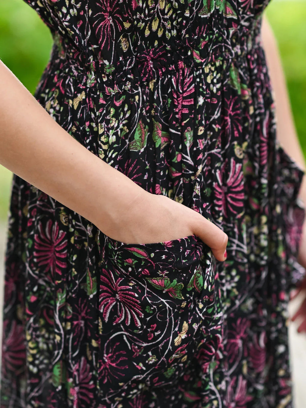 April Cornell Butterfly Vine Jumpsuit - Black
