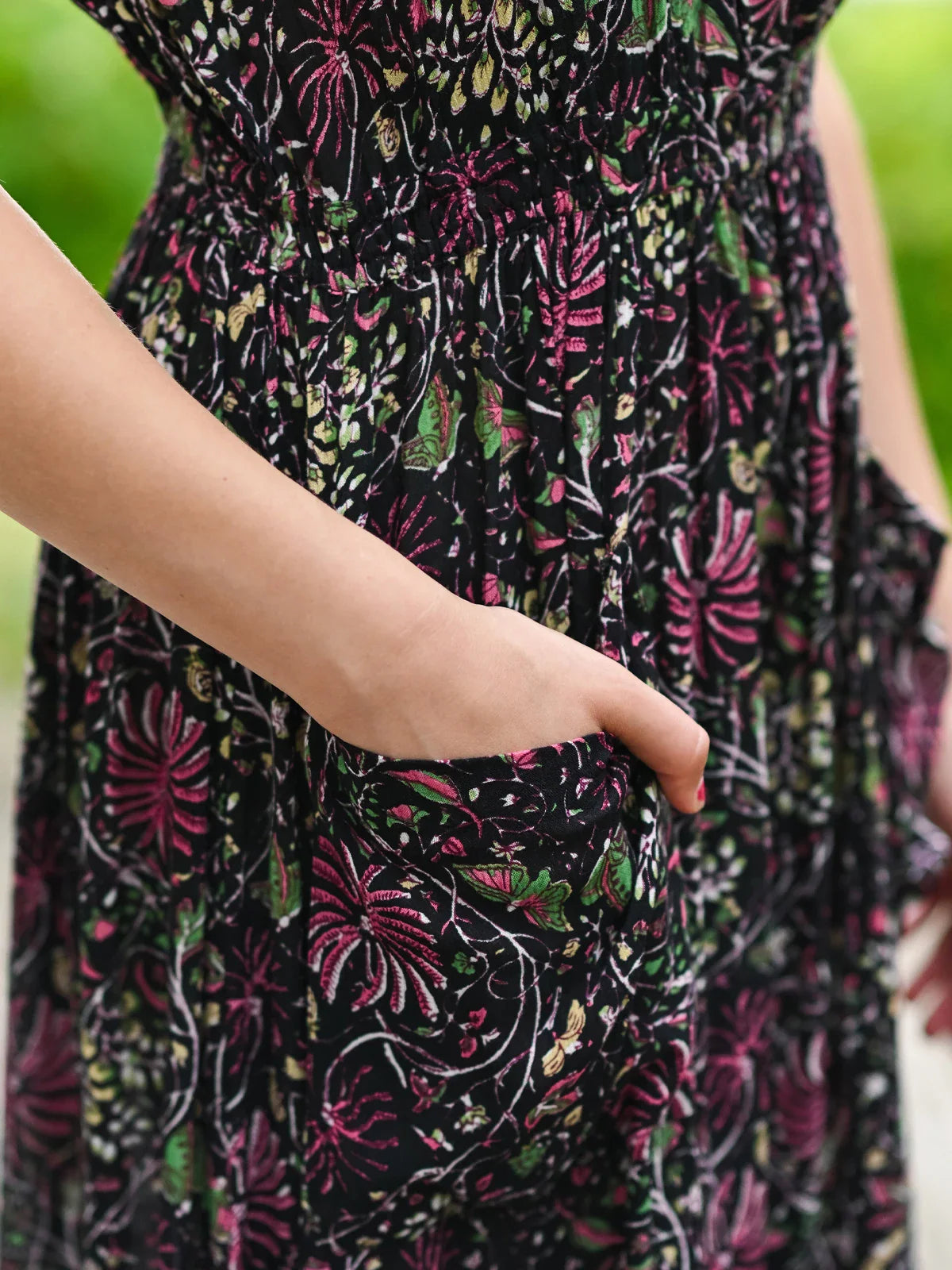 April Cornell Butterfly Vine Jumpsuit - Black