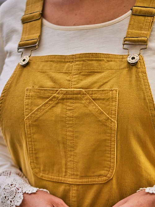 April Cornell Cowgirl Corduroy Overall - Gold