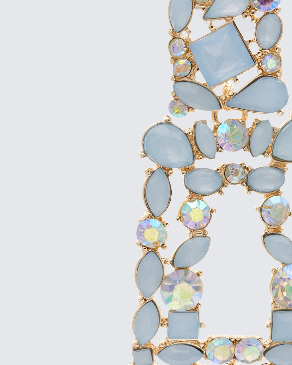 Finesse Kamari Encrusted Dangle Earrings