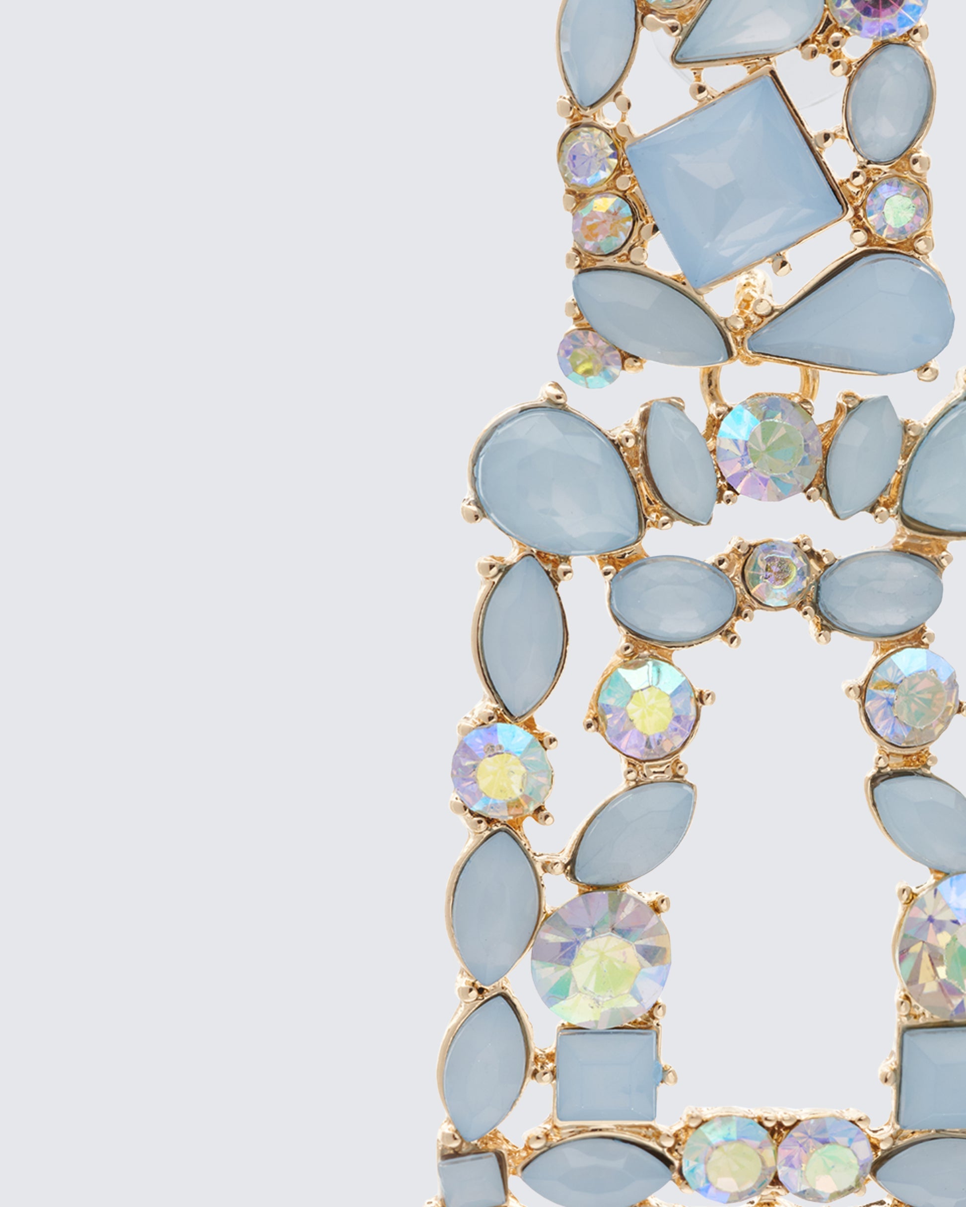 Finesse Kamari Encrusted Dangle Earrings