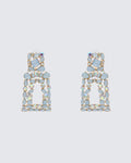 Finesse Kamari Encrusted Dangle Earrings