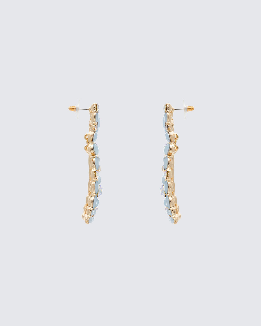 Finesse Kamari Encrusted Dangle Earrings