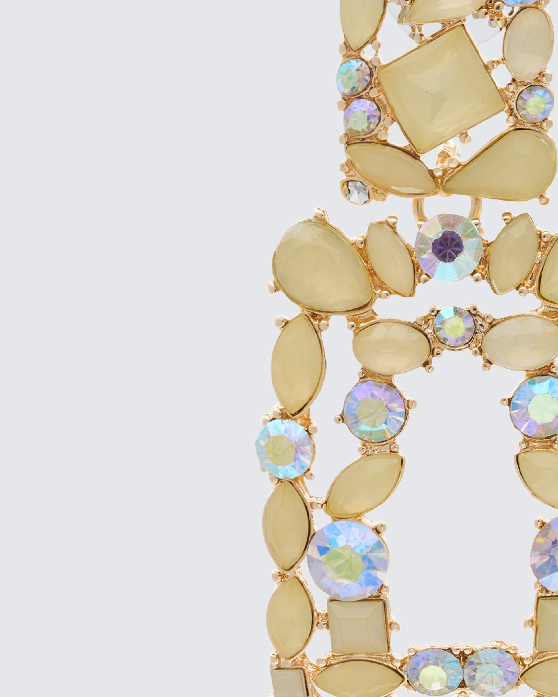 Finesse Kamari Encrusted Dangle Earrings