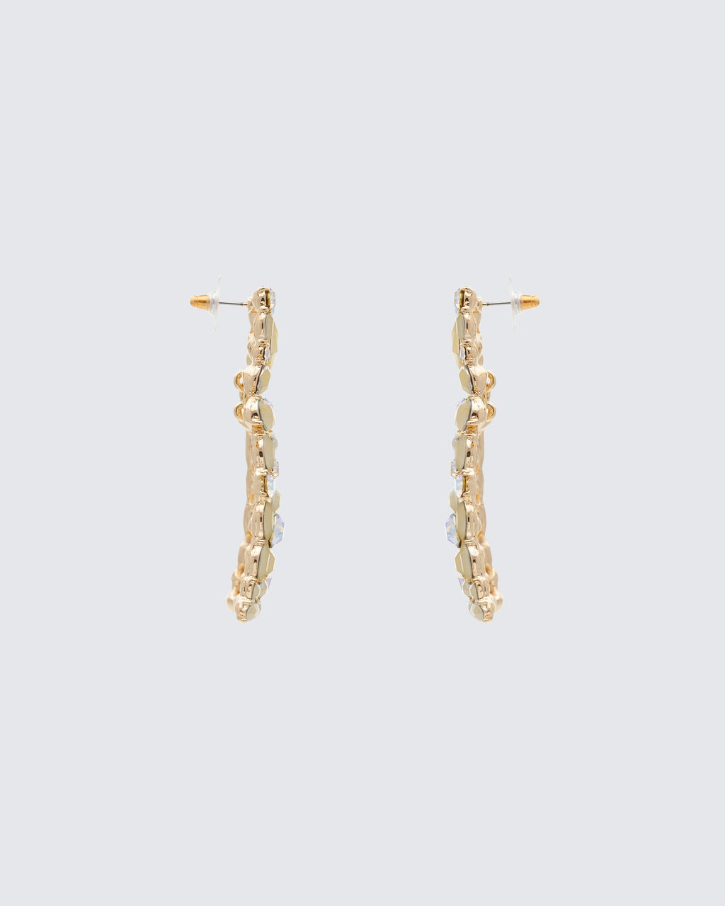 Finesse Kamari Encrusted Dangle Earrings
