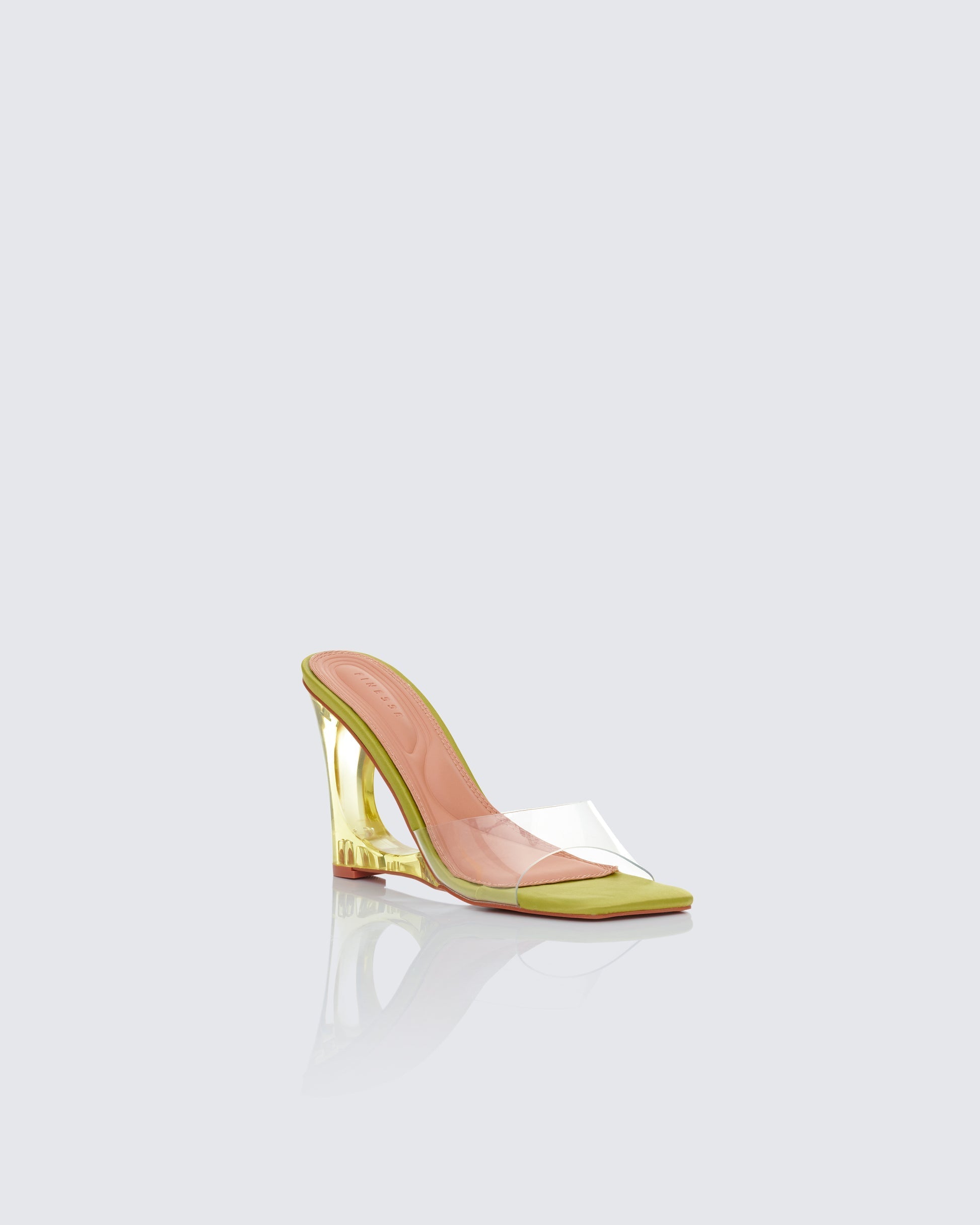 Finesse Karla Perspex Wedge Sandal