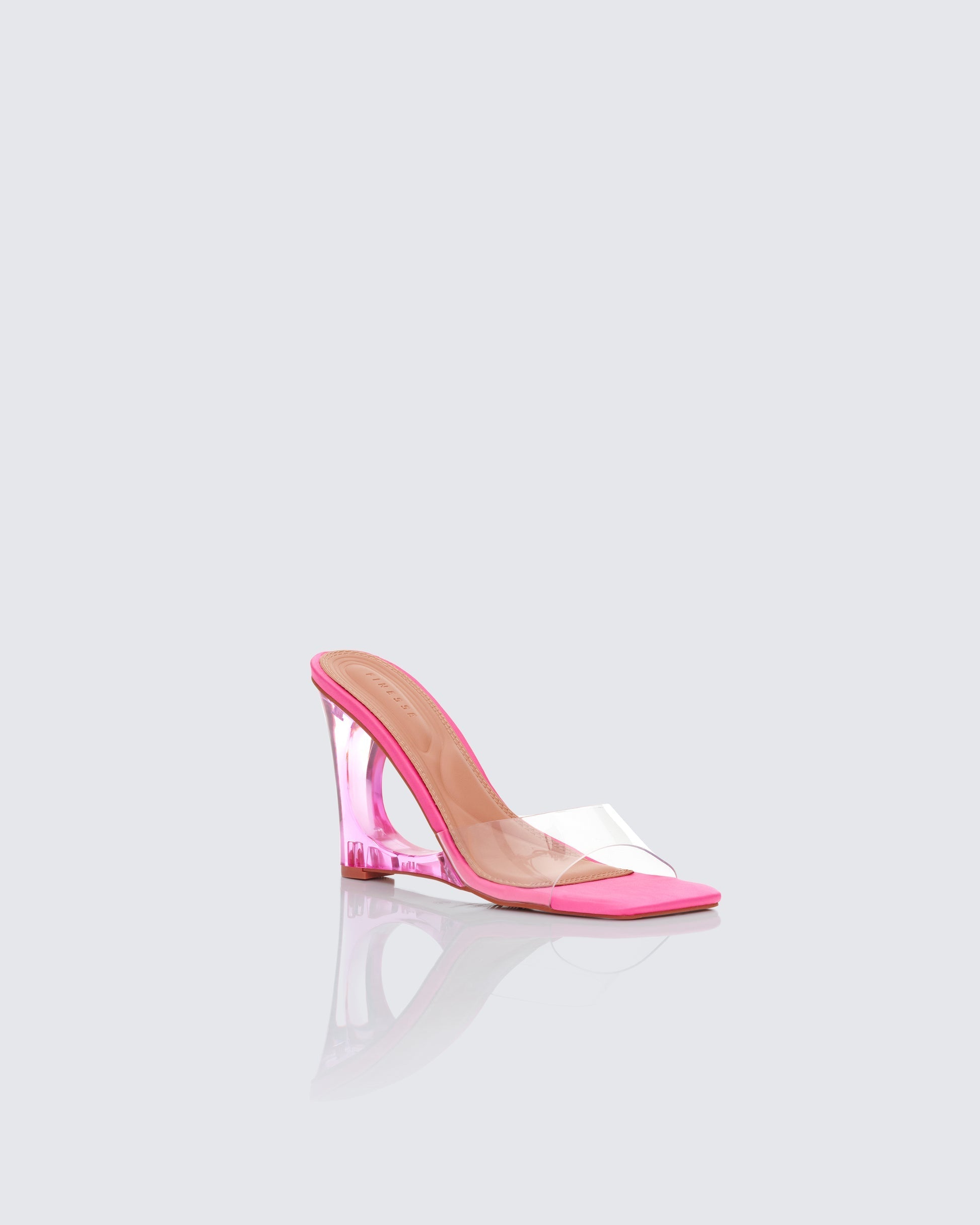Finesse Karla Perspex Wedge Sandal