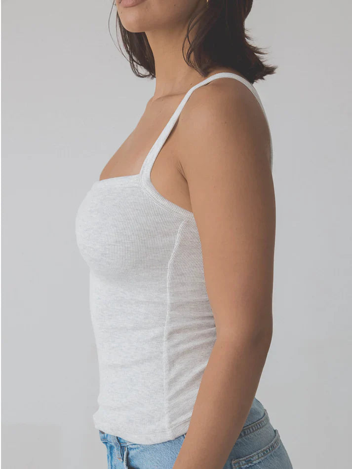 Klassy Ribbed Square Neck Brami