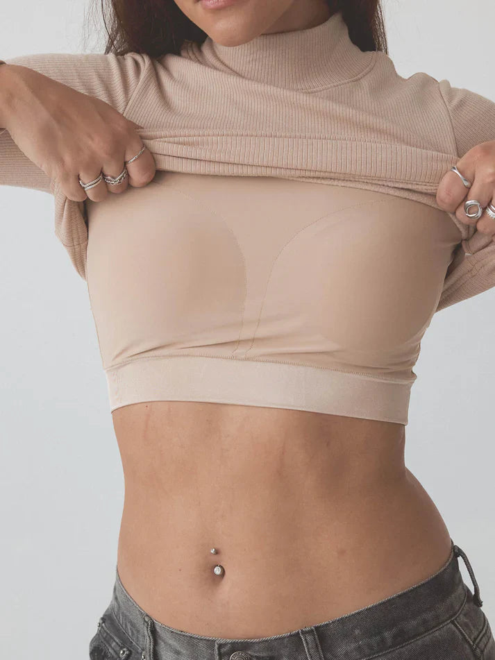 Klassy Ribbed Turtleneck Long Sleeve