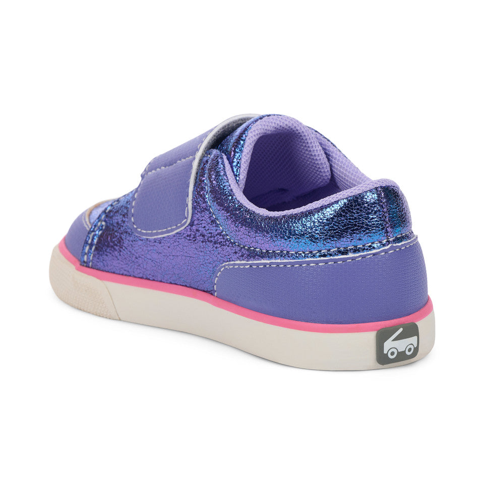 See Kai Run girls Toni Purple Metallic