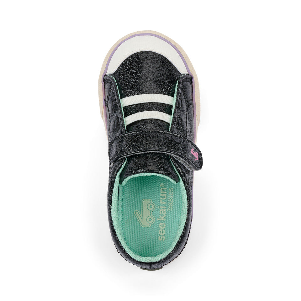 See Kai Run girls Alex Black Metallic