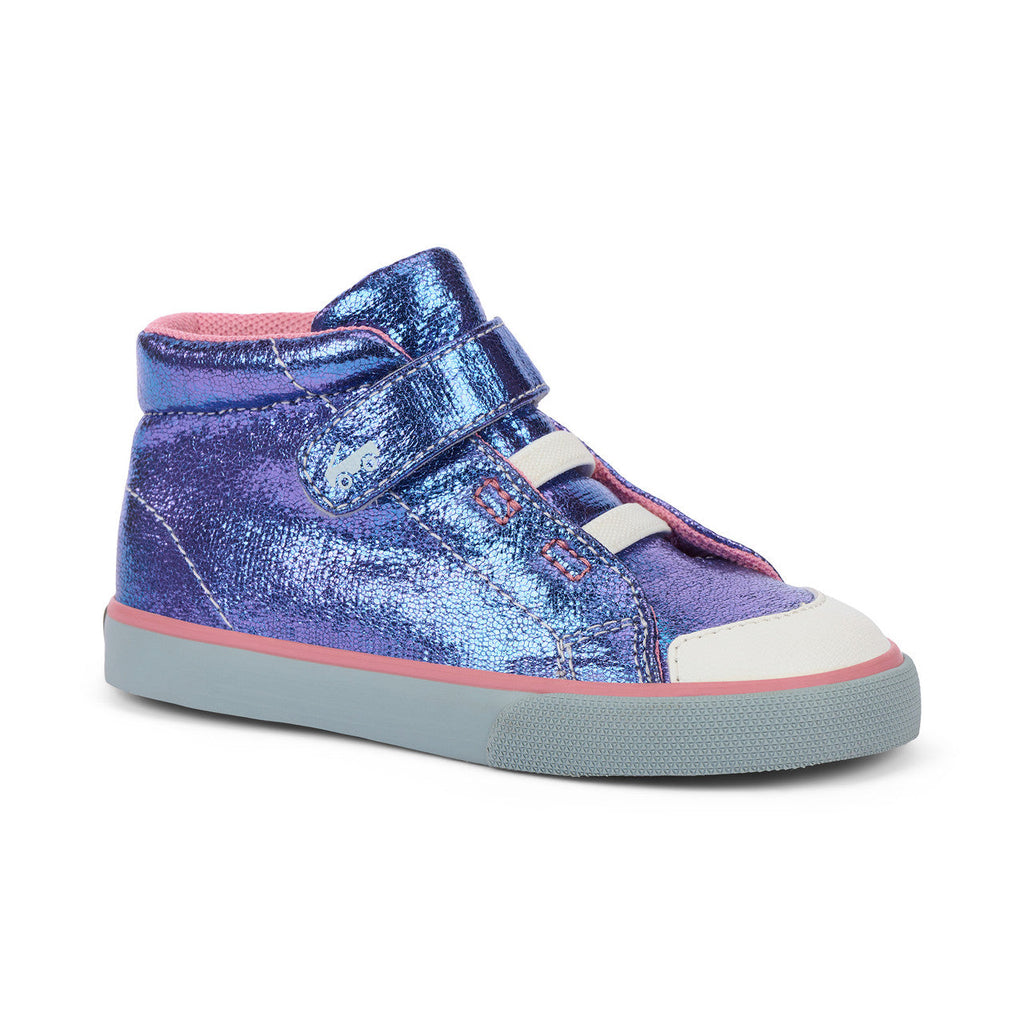 See Kai Run girls Drew Purple Metallic