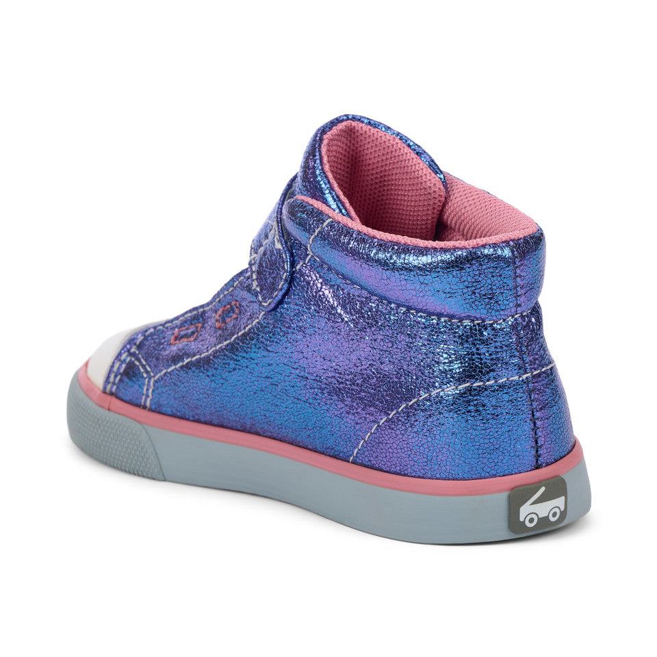 See Kai Run girls Drew Purple Metallic