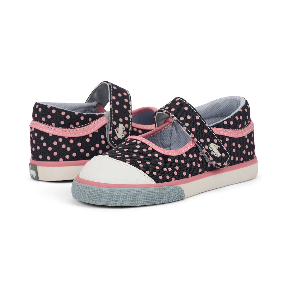 See Kai Run girls Sophia Black/Dots