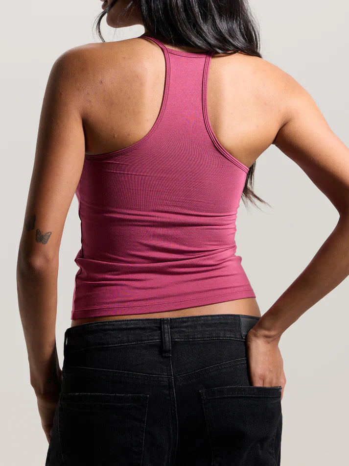 Klassy Strappy V-Neck Racerback