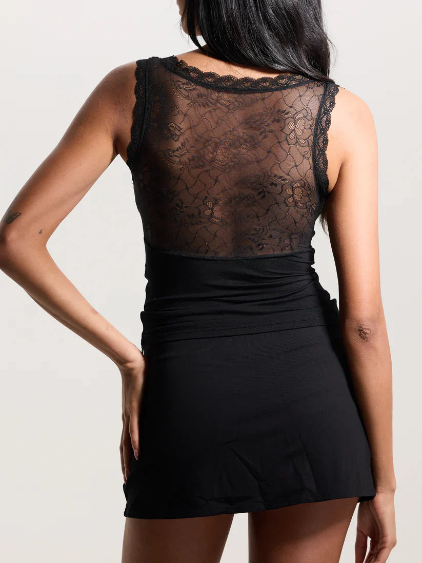 Klassy Lace V-Neck Tank