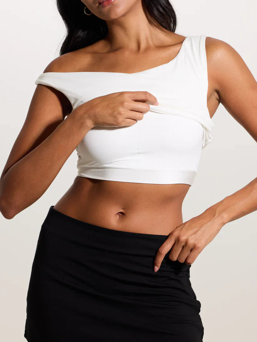 Klassy Asymmetric Off The Shoulder