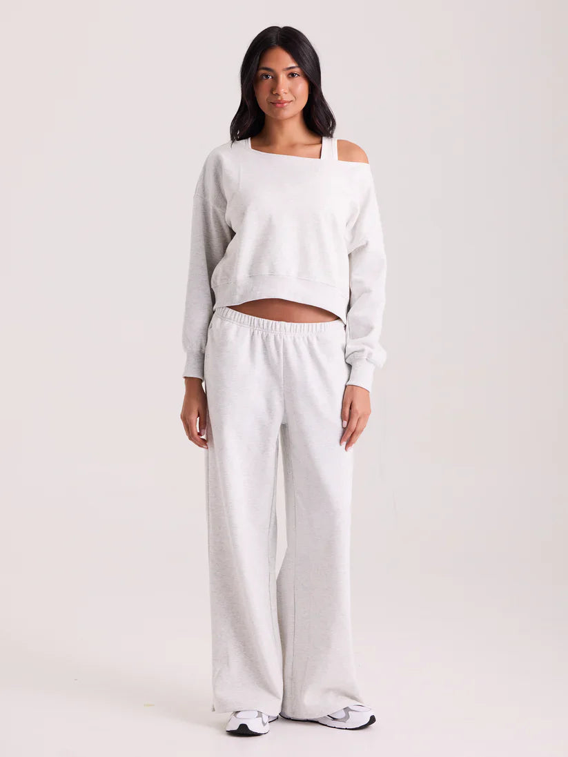 Klassy Asymmetric Sweatshirt Long Sleeve