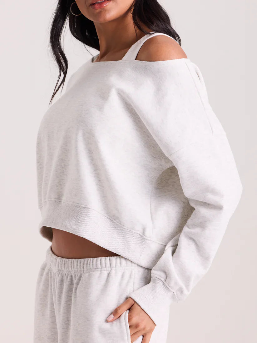 Klassy Asymmetric Sweatshirt Long Sleeve