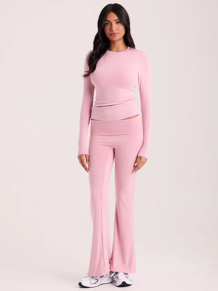 Klassy Crew Neck Braless Long Sleeve 2
