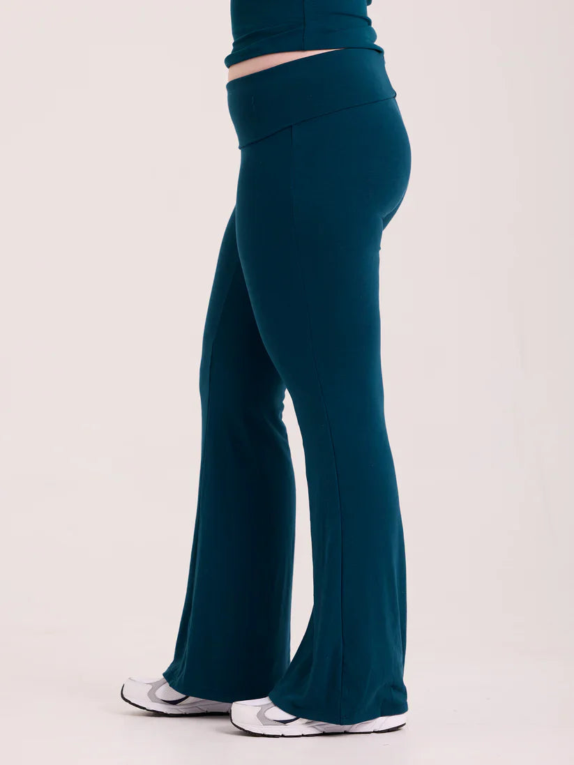 Klassy Fold Over Flare Pant