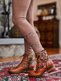 April Cornell Tapestry Contemporary Waist Legging - Mocha
