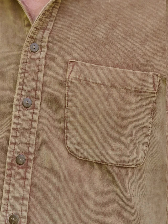April Cornell Woodlands Washed Corduroy Shirt - Brown