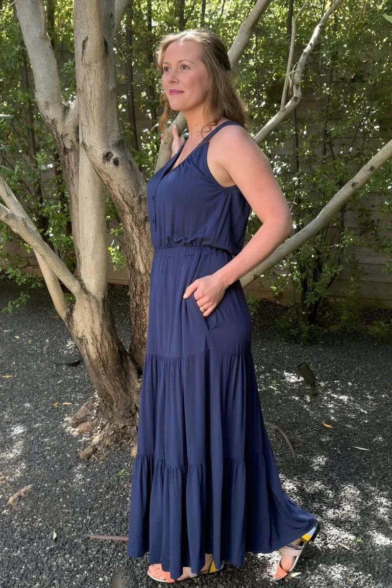 Simple Wishes Lark Maternity & Nursing Maxi Dress