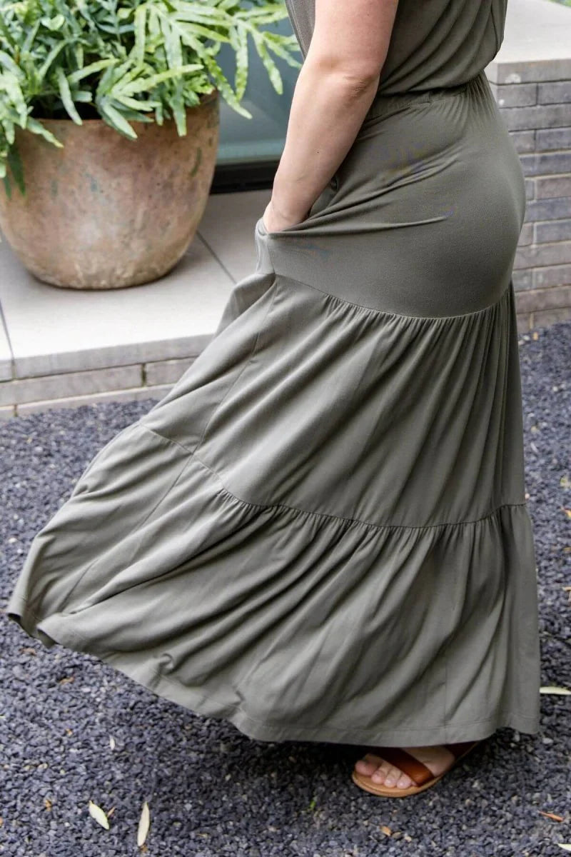 Simple Wishes Lark Maternity & Nursing Maxi Dress