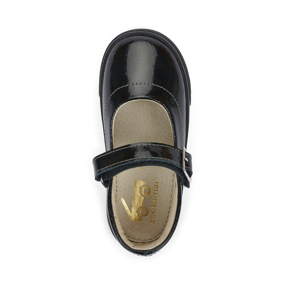 See Kai Run girls Lucia Black Patent