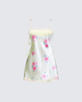 Finesse Miko Multi Printed Satin Mini Dress