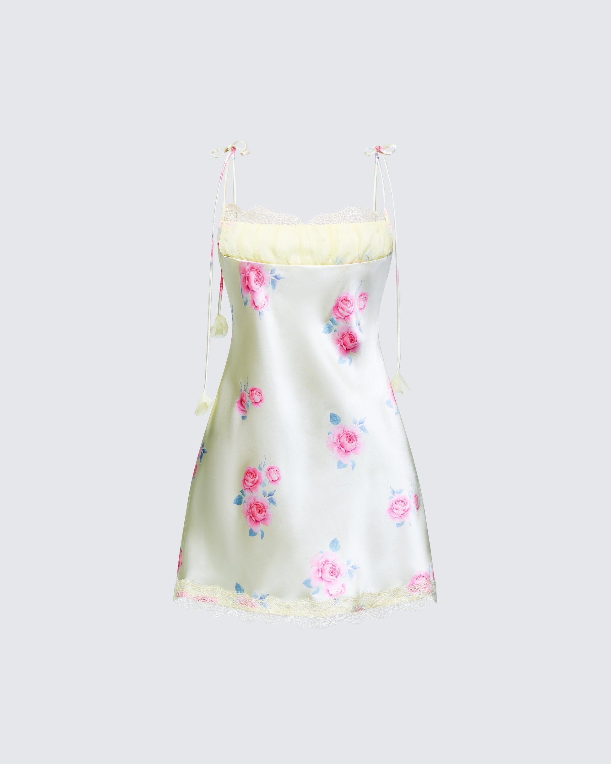 Finesse Miko Multi Printed Satin Mini Dress
