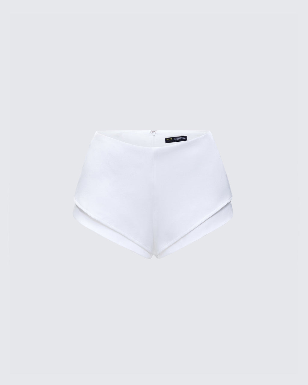 Finesse Mitchie White Tailored Double Hem Shorts