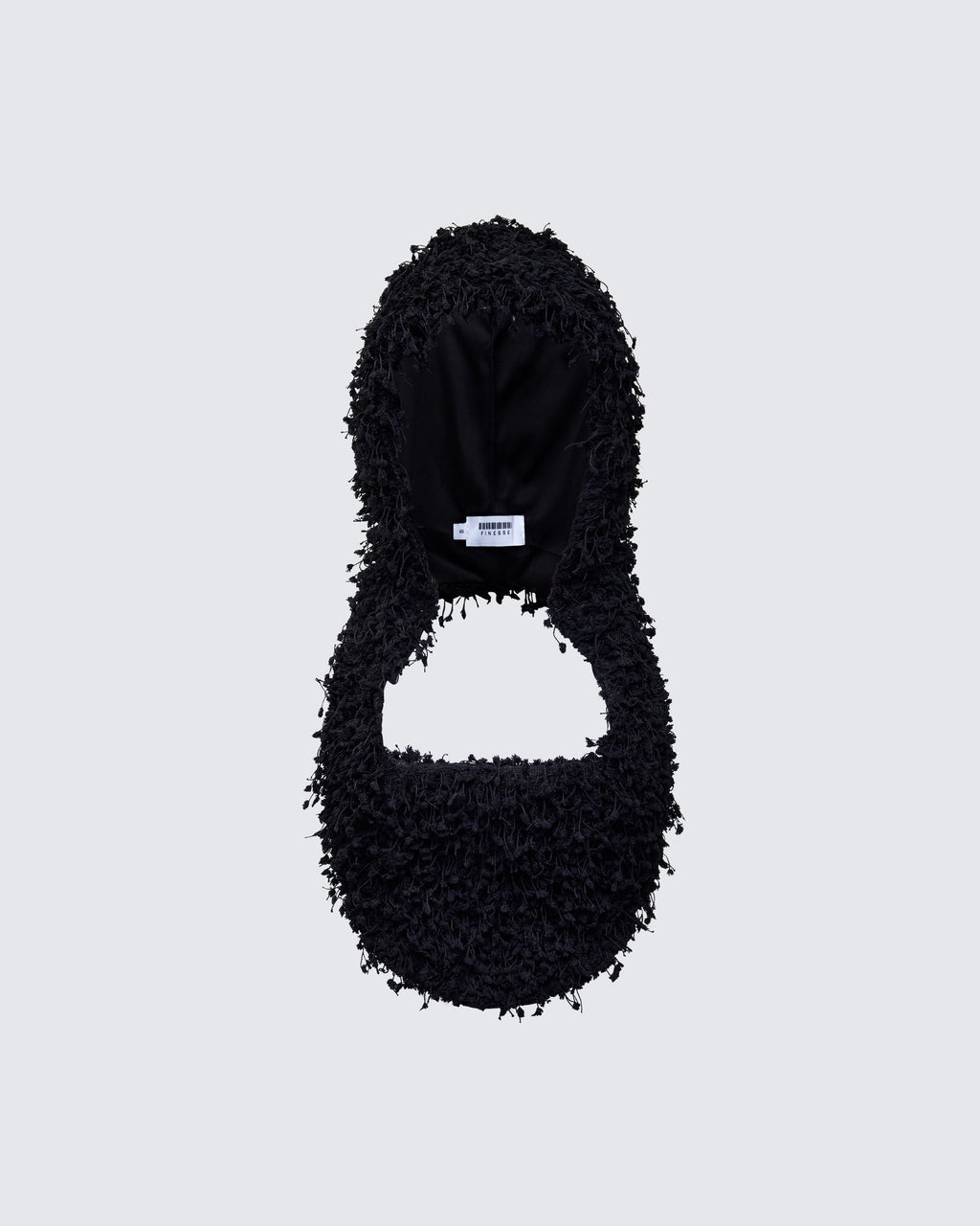 Finesse Morgan Black Knit Hooded Halter Top