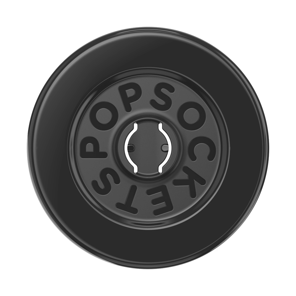 PopSockets Crystal Heart Black Glitter - MagSafe PopGrip