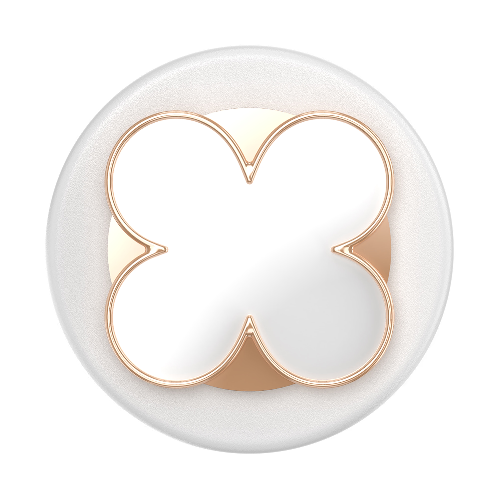 PopSockets Enamel Clover Rose Gold - MagSafe PopGrip