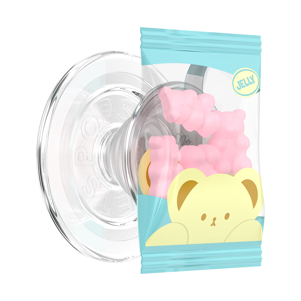 PopSockets Airbag Jelly Bear - MagSafe PopGrip