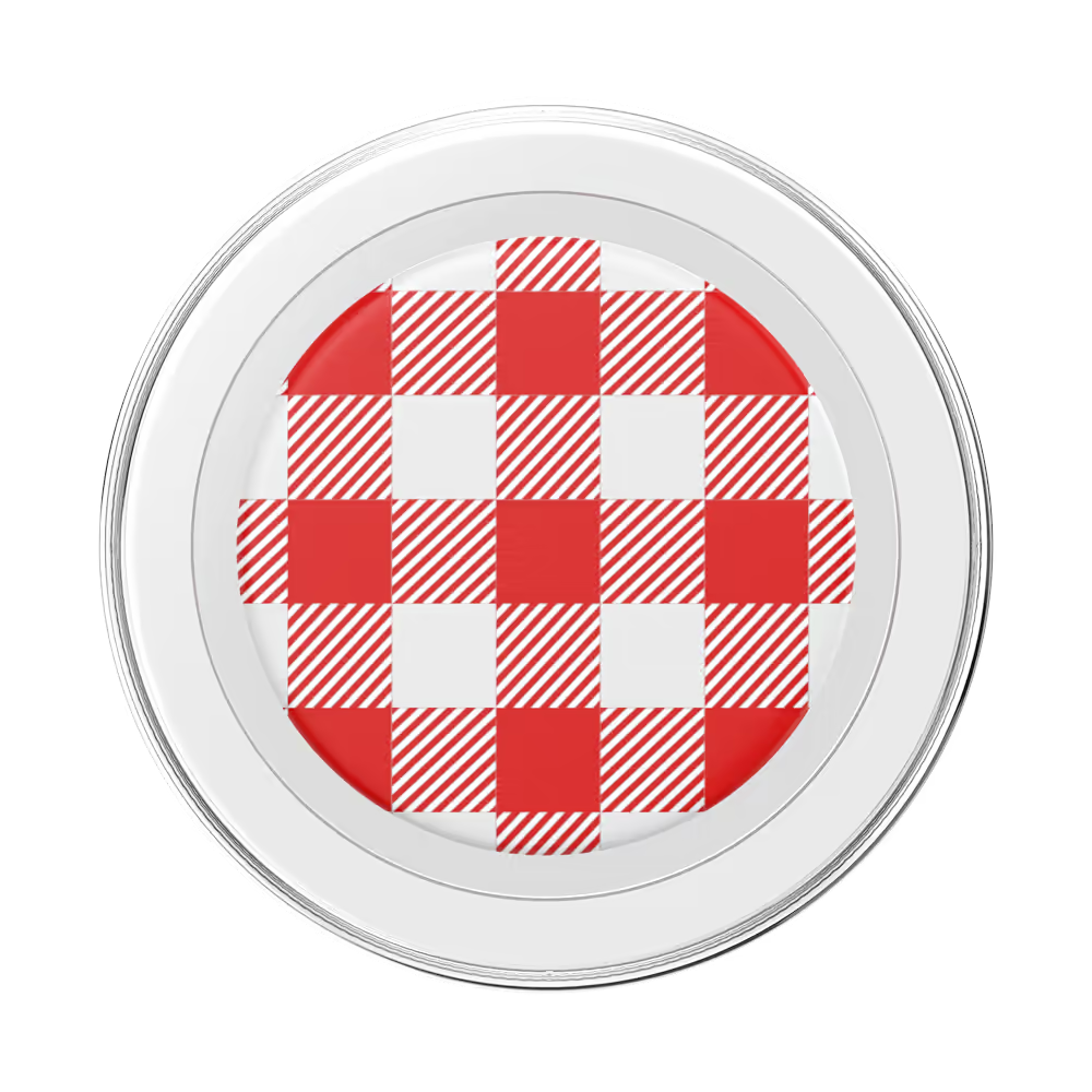 PopSockets Red Gingham - MagSafe PopGrip