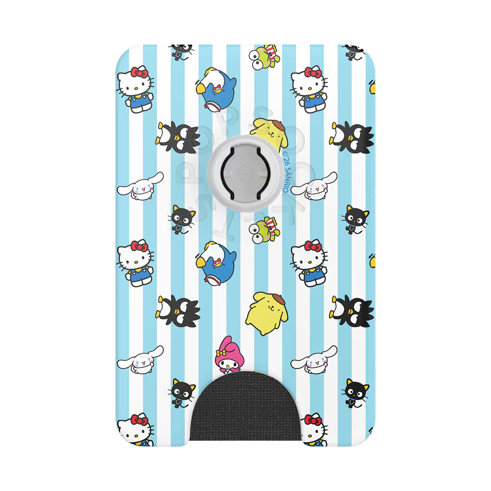 PopSockets Hello Kitty and Friends Stripe - MagSafe PopWallet+