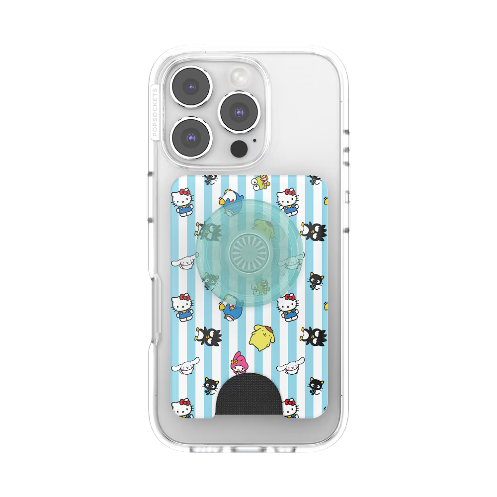PopSockets Hello Kitty and Friends Stripe - MagSafe PopWallet+