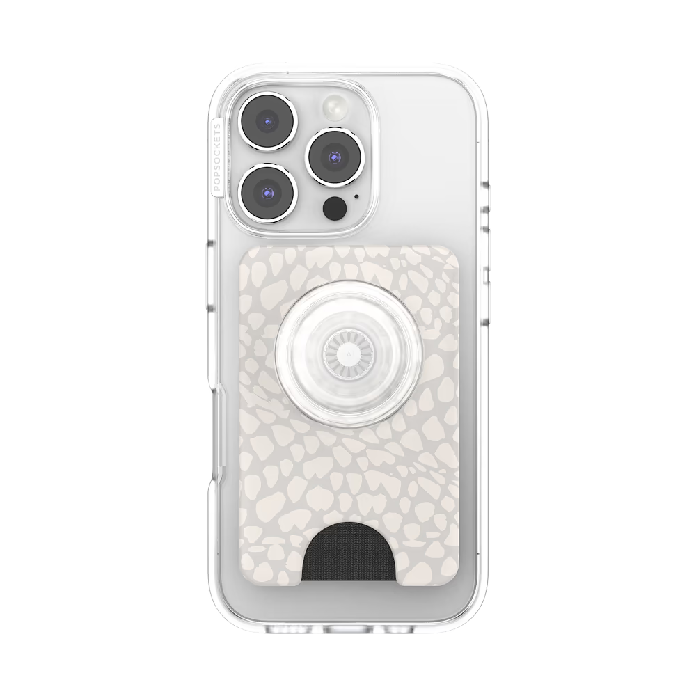 PopSockets Horchata Fossil - MagSafe PopWallet+