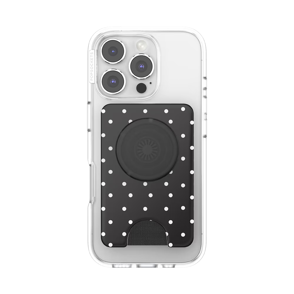 PopSockets Licorice Dot - MagSafe PopWallet+