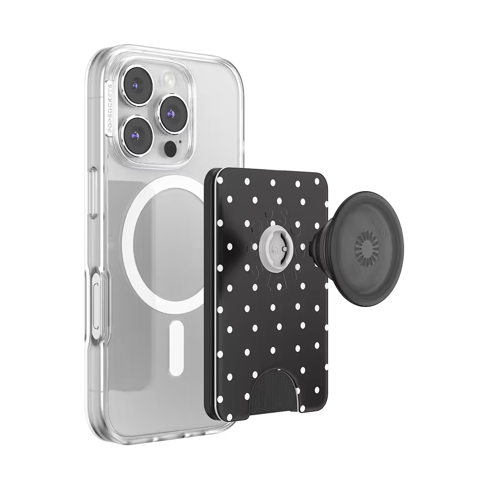 PopSockets Licorice Dot - MagSafe PopWallet+