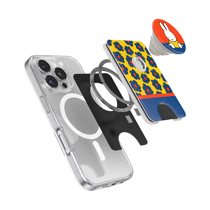 PopSockets Relax Miffy - MagSafe PopWallet+