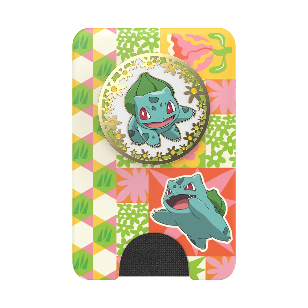 PopSockets Bulbasaur Patchwork - MagSafe PopWallet+