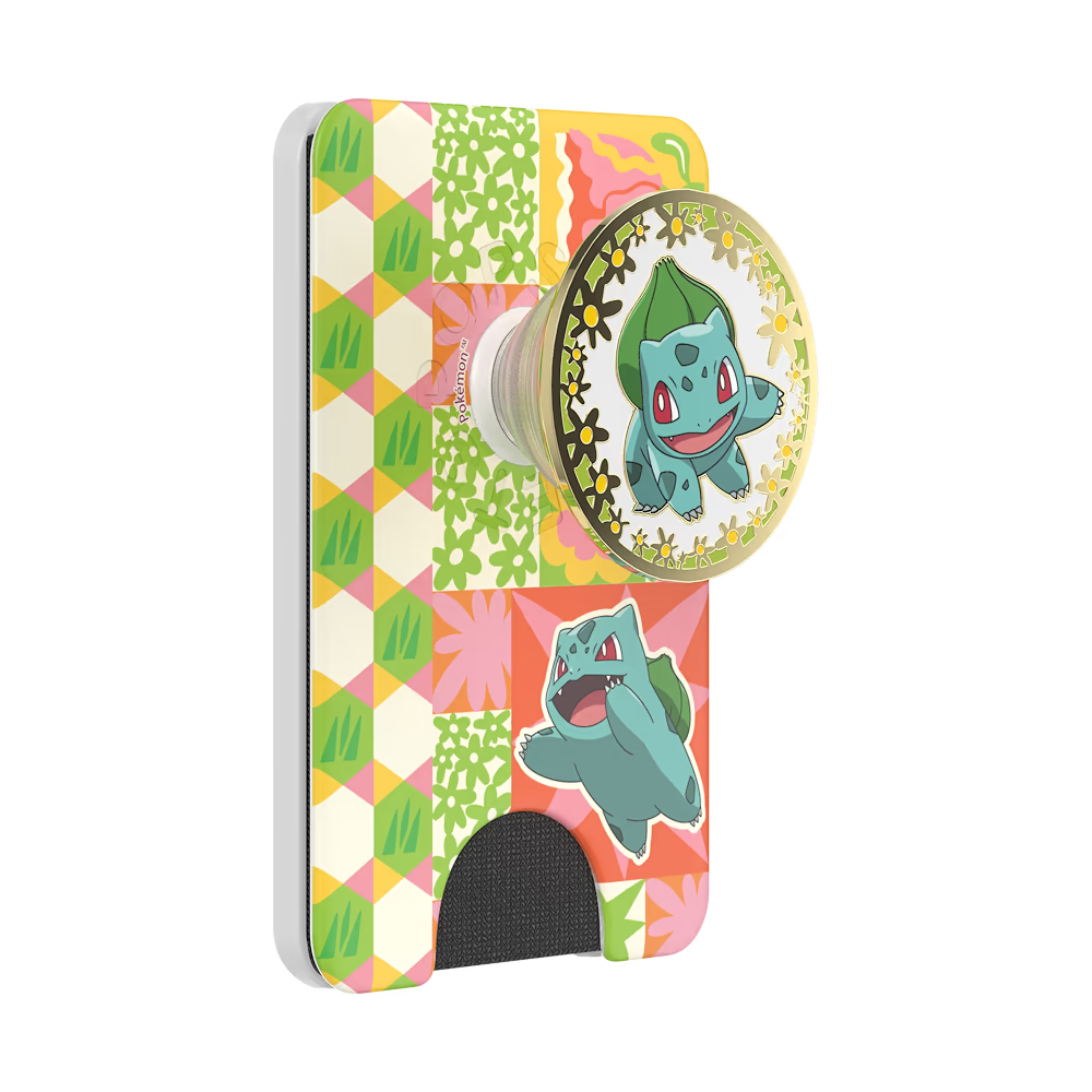 PopSockets Bulbasaur Patchwork - MagSafe PopWallet+