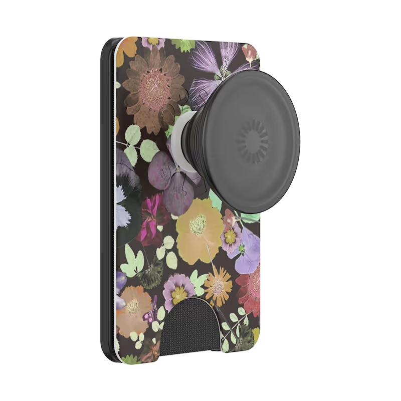 PopSockets Pressed Flower After Dark - MagSafe PopWallet+